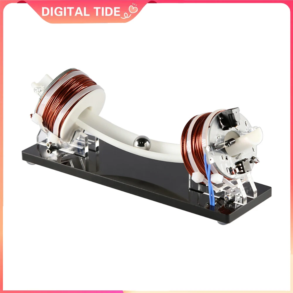 Desk Ornament Arc-shaped Small Ball Pendulum Magnetic Acceleration High-tech Creative Toy Model