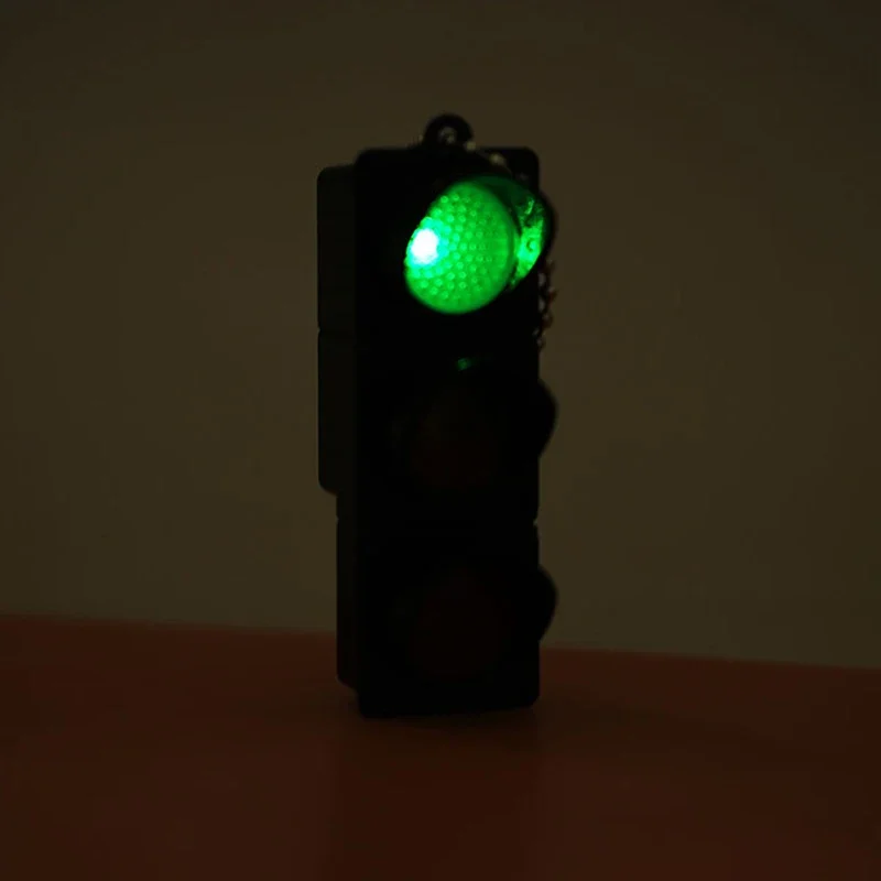 1:12 maison de poupée Miniature feu de circulation LED modèle meubles maison modèle décor jouet maison de poupée accessoires