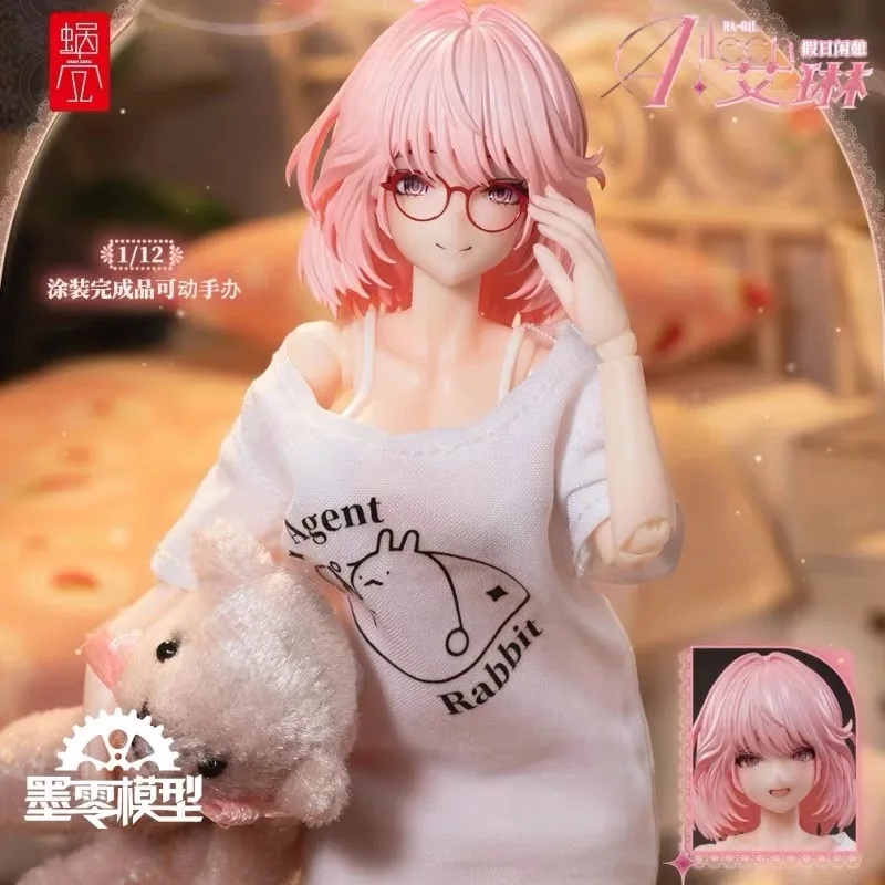 Snail Shell RA-01L Holiday Rest 1/12 Aileen Figure Rabbit Girl Bikini Leisure Home Outfit Full Set 6in Action Figures Model Toy