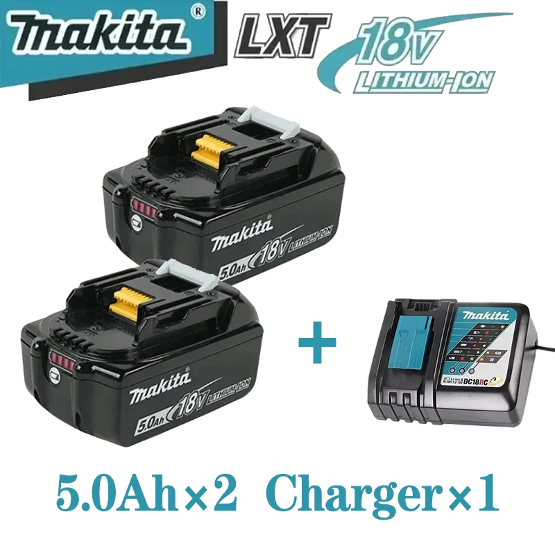 100% originele 18V Makita 5Ah 6Ah 9Ah Makita accu BL1840 BL1830B BL1850B BL1850 BL1860 BL1815 vervangende lithium accu