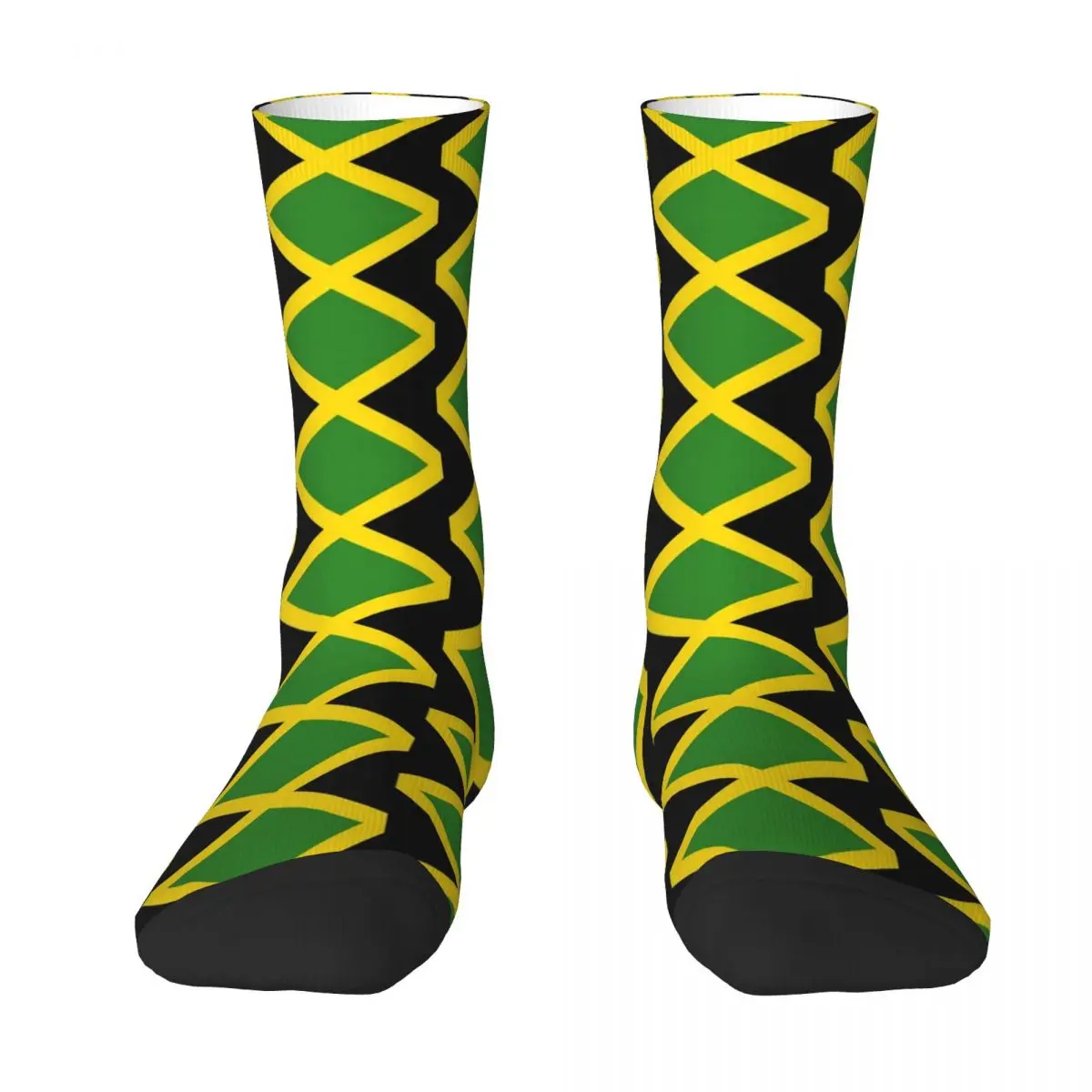 Jamaican Flag Socks Jamaica Cushion Kawaii Stockings Autumn Anti Bacterial Couple Socks High Quality Design Cycling Socks