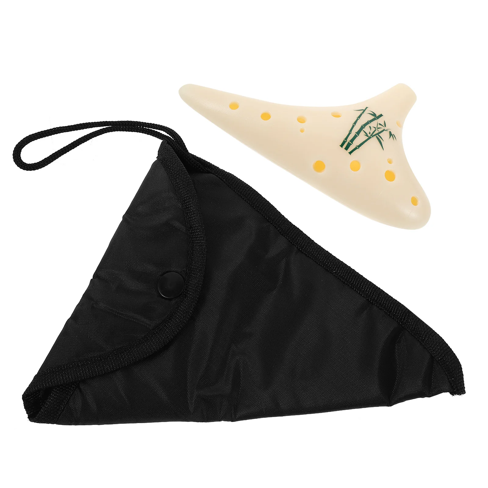 

Resin 12 Holes Alto Ocarina Professional Durable Educational Flute Lightweight Portable Musical Instrument for Beginners Kids