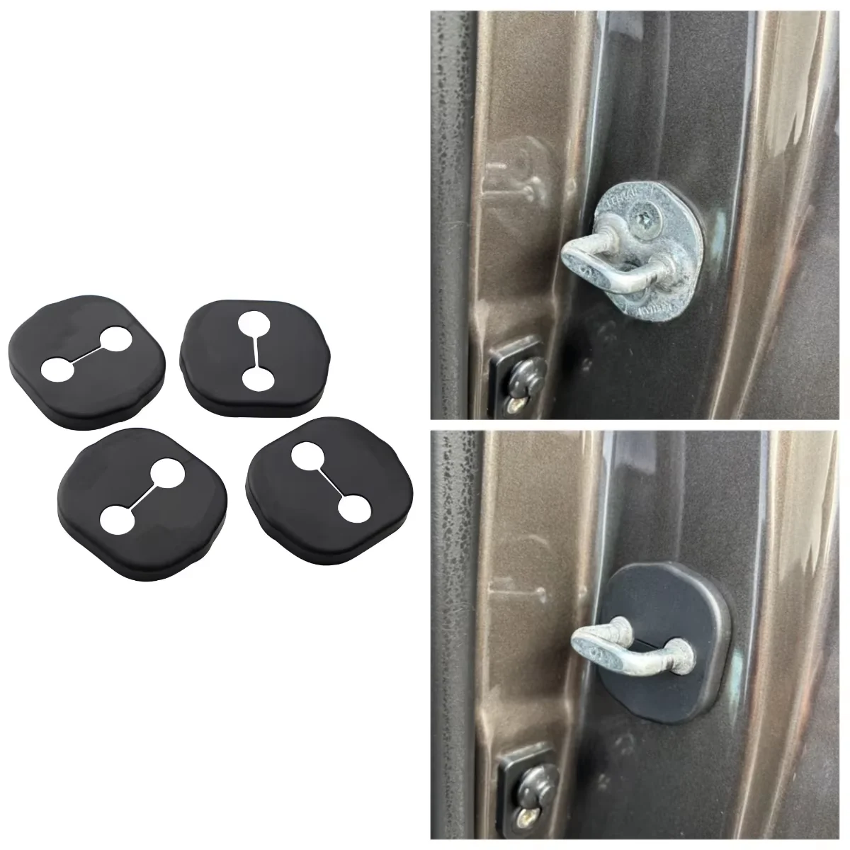 Car Door Lock Buckle Cover Trim for Kia Rio MK3 Forte Cerato MK1 Optima MK3 Sorento Picanto Morning MK2 Interior Mod Accessories