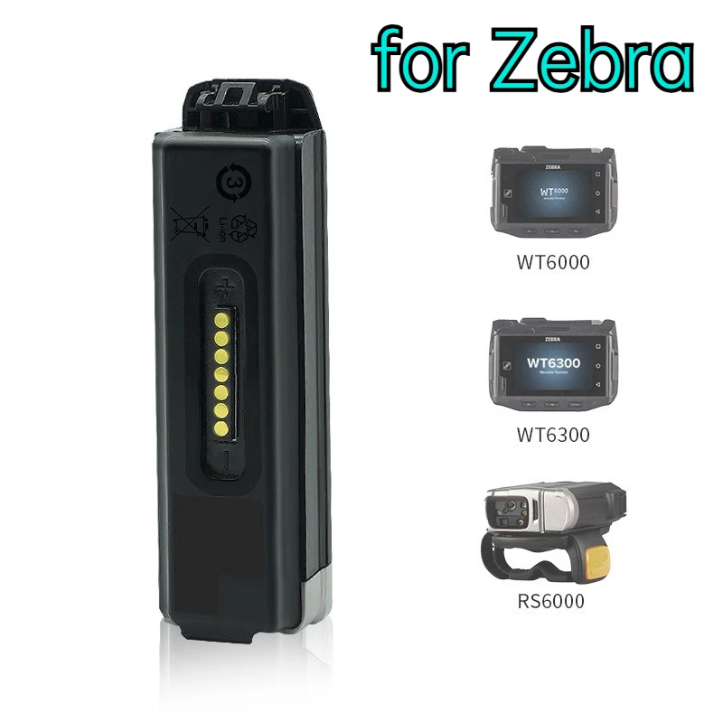 

3350mAh Replacement Battery for Zebra Symbol WT6000 RS6000 WT60A0 LS6000 LS2208 Scanner Compatible with BTRY-WT6000-01CR