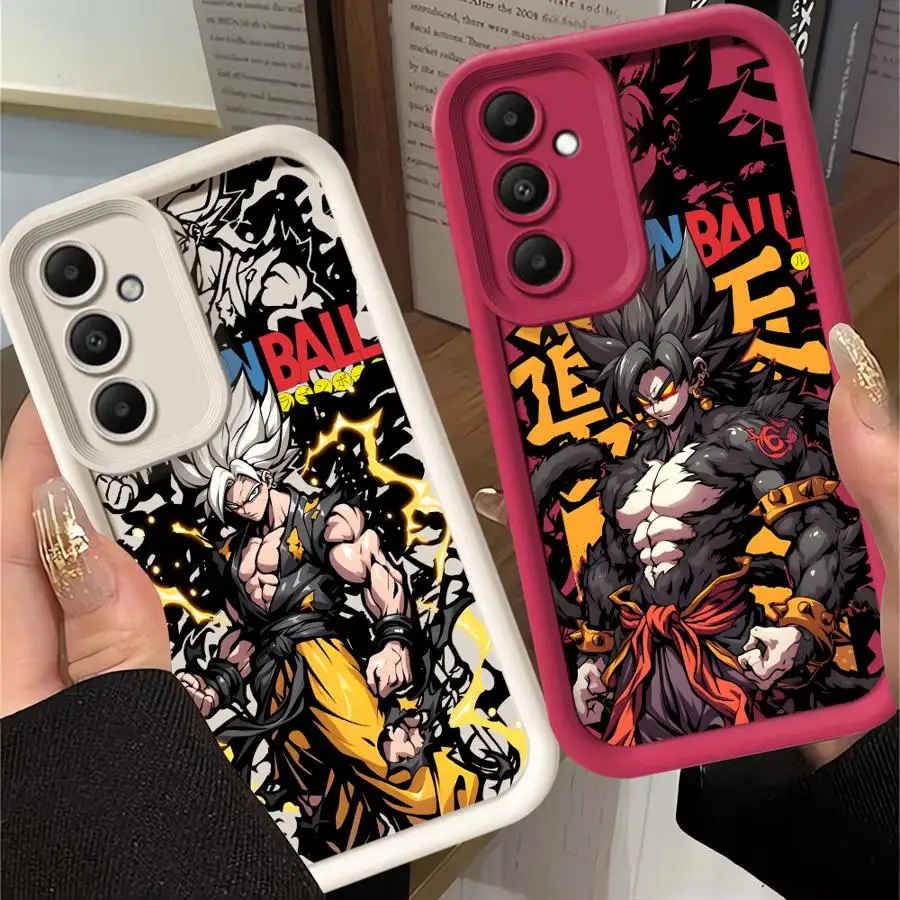 Dragon Ball Comics Goku Soft TPU Case for Samsung Galaxy A36 A24 A25 A26 A33 A54 A21s A55 A22 A32 A73 A56 A35 A52