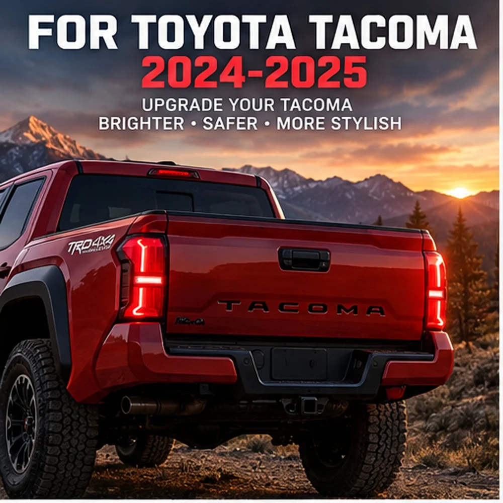 FOR Toyota Tacoma 2024-2025 LED Rear Tail Light Car Signal Brake Lamp Bumper Warning Light car accesorios de auto 81550-AK050
