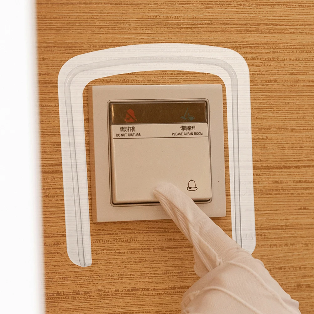 2Pcs Waterproof Cover for Door Access Machine Attendance Keypad Card Reader Clear Rainproof Protection Outdoor