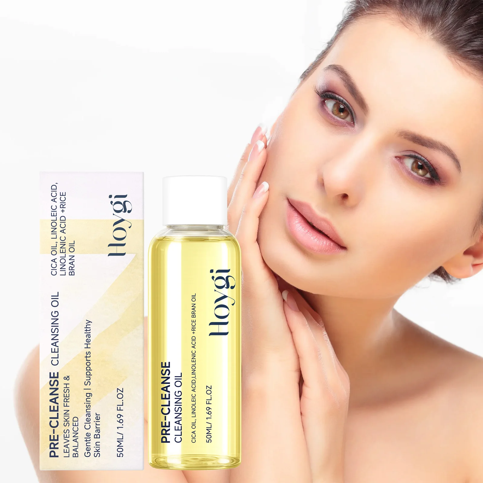 Lightweight Cleansing Oil Non Greasy Gentle Easy Rinse Makeup Remover Hydrating Soothing Daily Face Cleanser for All Skin Types