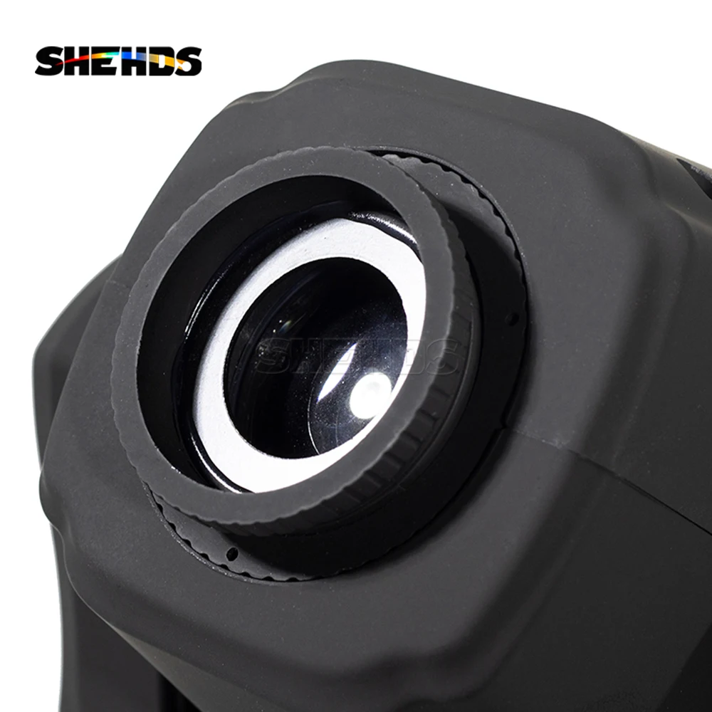 Imagem -02 - Shehds-led Moving Head Light com 4in Flight Case dj Spot Light Projetor Dmx para Festa Disco Casamento Iluminação Boate 60w Pcs Pcs