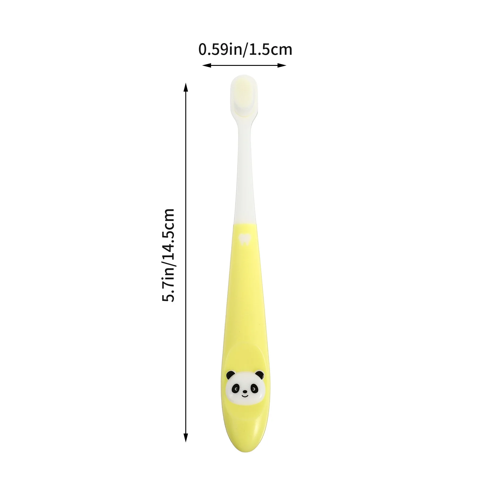 1 قطعة فرشاة الأسنان اليدوية شعيرات ناعمة مقبض غير قابل للانزلاق مناسبة لتنظيف الأسنان أداة العناية بالفم مع التخزين #5