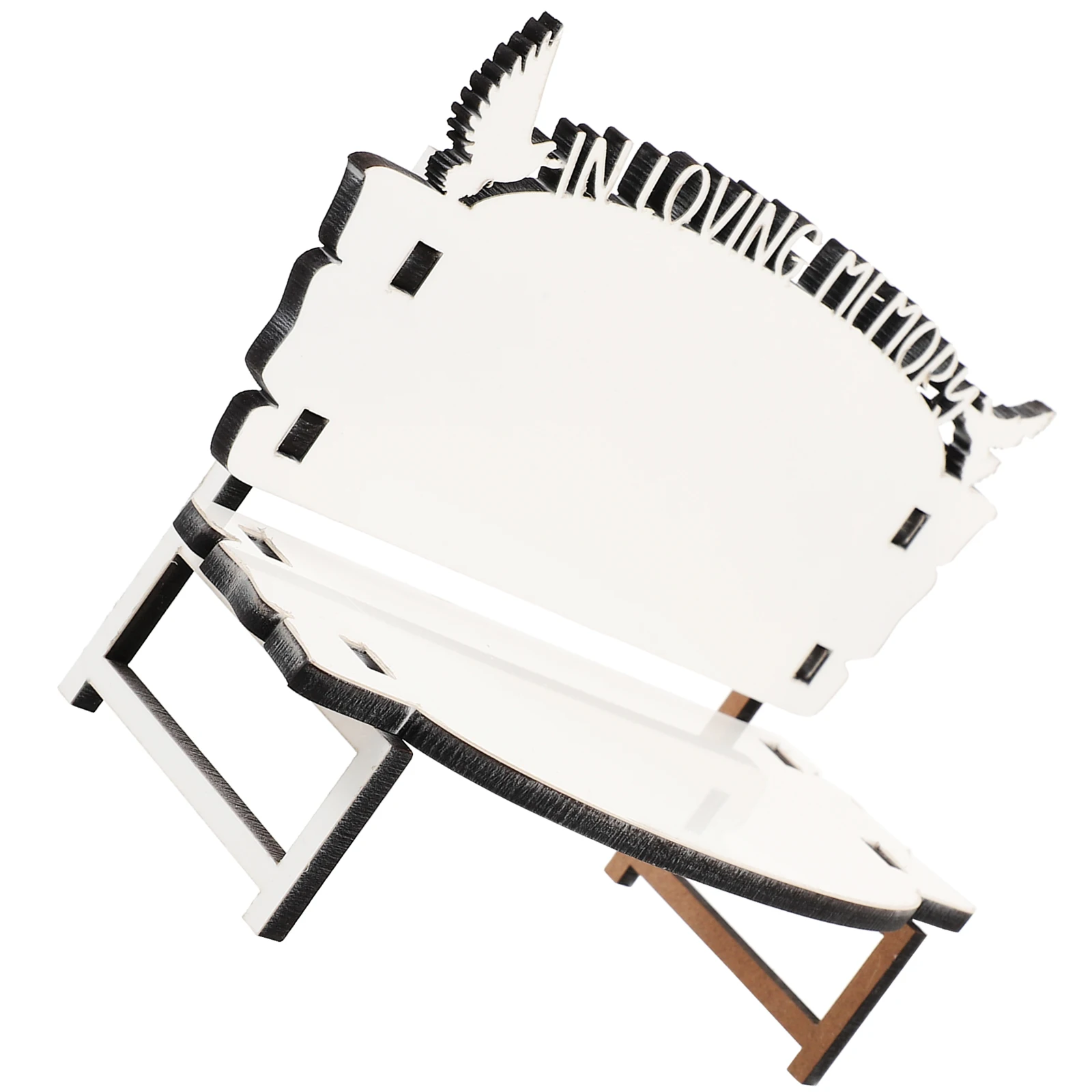 

Creative Diy Simulation Chair Craft Heat Transfer Ornament Unfinished Wooden Sublimation Blank Decoration Table Fireplace Home