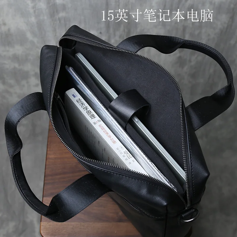 Torebka męska skórzana, aktówka, torba na laptopa, torba biznesowa, torba na ramię, torba crossbody, torba męska - dostępna od ręki