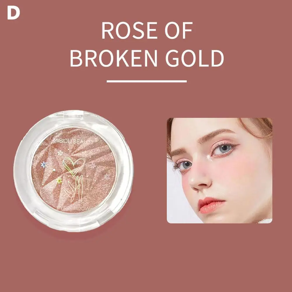 Palette di evidenziatori illuminanti per il viso Shimmer per il viso Contouring lungo impermeabile Evidenzia polvere duratura lucida perlescente Mak K0G8