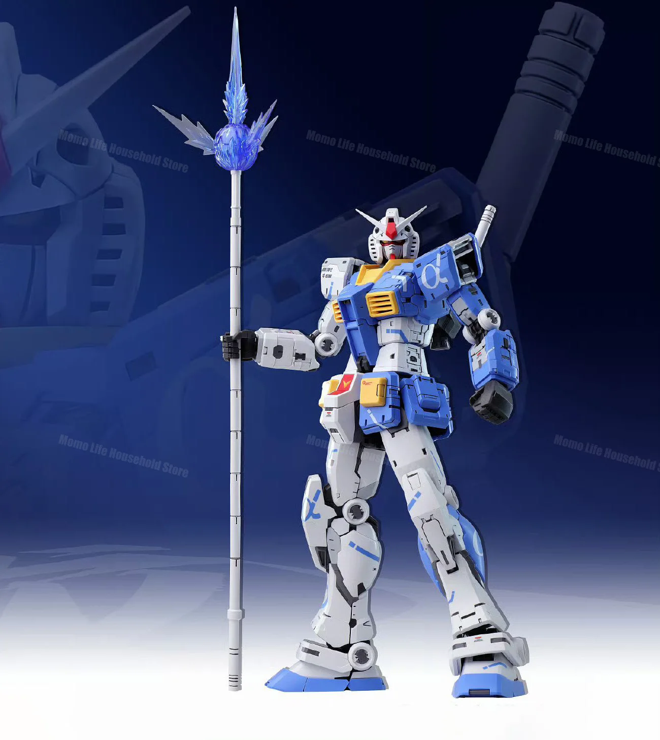 FATCAT Modell 1/100 MG Rx-78-2 2.0 Vergrößerte Version Kowloon Style Farbschema Kunststoffskelett Actionfigur Roboter Kunststoffmodell