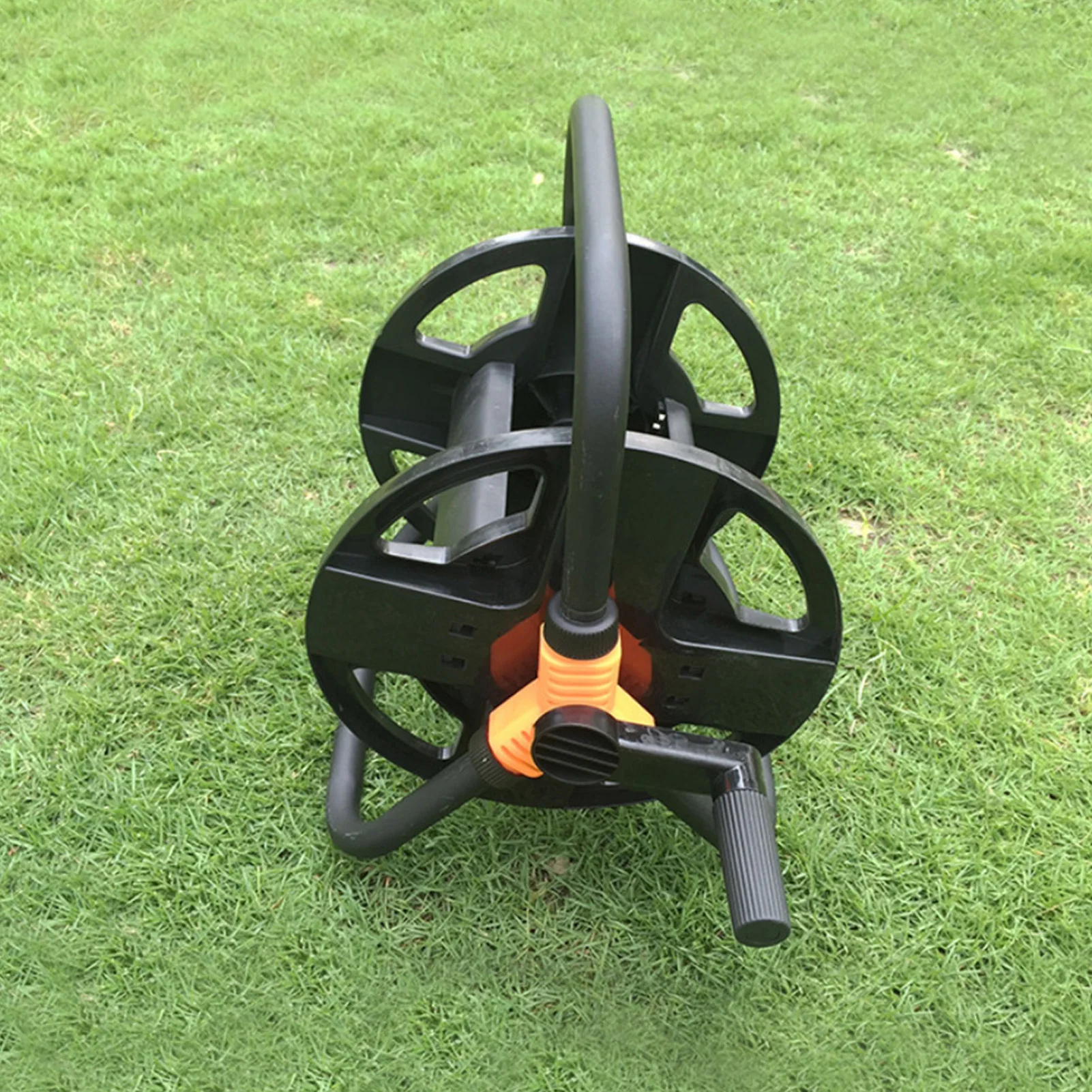 Garden Hoses Storage Rack Water Pipe Cart Reel Pipe Winding Pipe Rack Effort Saving Hose Winding Reels for Outdoor Garden Suppli