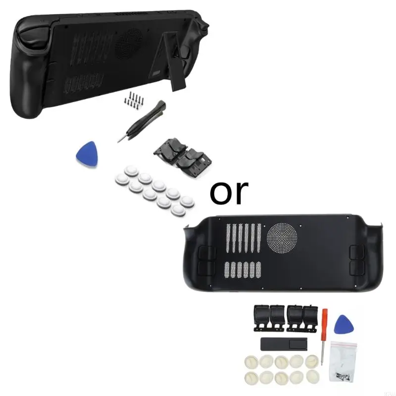 

97QA Gamepad Back Cover Protect Case Console Accessories Rear Bumper Housing for Steam-Deck Shockproof Heat-dissipation Shell