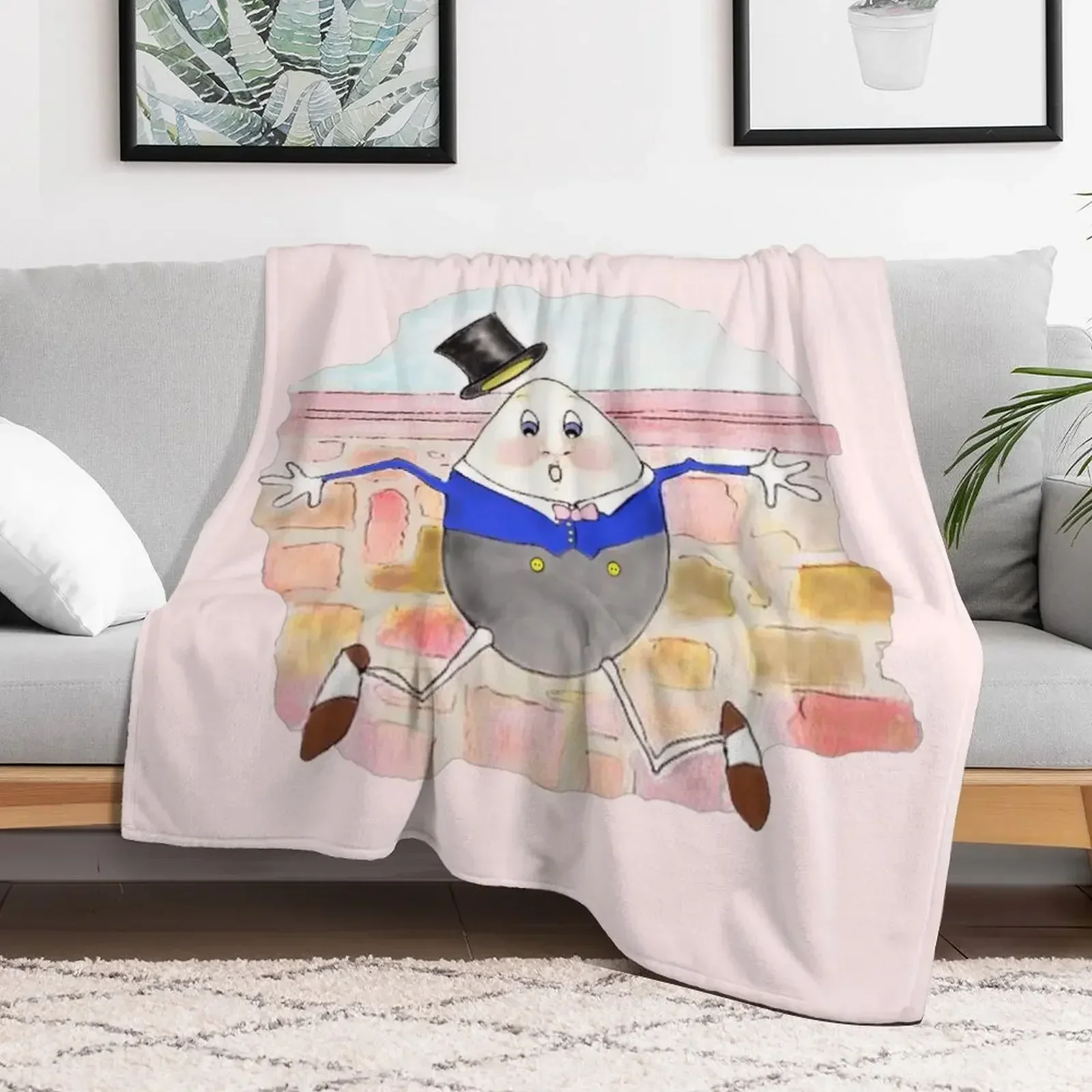

Humpty Dumpty Had a Great Fall Throw Blanket Sofas Luxury Designer Weighted Blankets