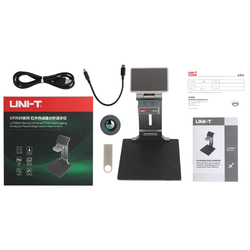 UNI-T UTi920A Версия для Android, частота кадров 25 Гц, инфракрасное изображение, быстрый диагностический прибор/инспекция печатной платы-15 ℃ ～600 ℃