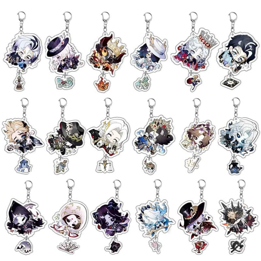 

Game Identity Ⅴ The government officer White Guard Black Guard Wu Chang Cosplay Costumes Key Chain Keychain Accessories