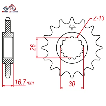 525 16T Motorcycle Front Sprocket for Honda CBR1000 2017-2023 CRF1000 CB600 CBR600 CBF600 XL1100 CMX1100 CRF1100 NT1100