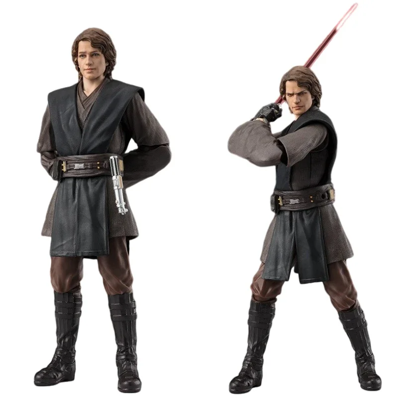 Pre-Sale Original Bandai Star Wars SHF Anakin Skywalker/Darth Vader Action Figures Animation Toys Gifts Model Genuine Hobby