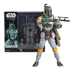 15cm Revoltech Boba Fet figurka ruchoma kolekcja Kaiyod Star Wars Mandaloria Model łowca nagród Alpha figurki zabawki