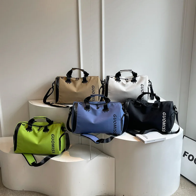 2026 Travel Bag Dry Wet Seperation Sporting Garment Bag Unisex Foldable Handheld Single Shoulder Hanging Travel Bags Gym Handbag