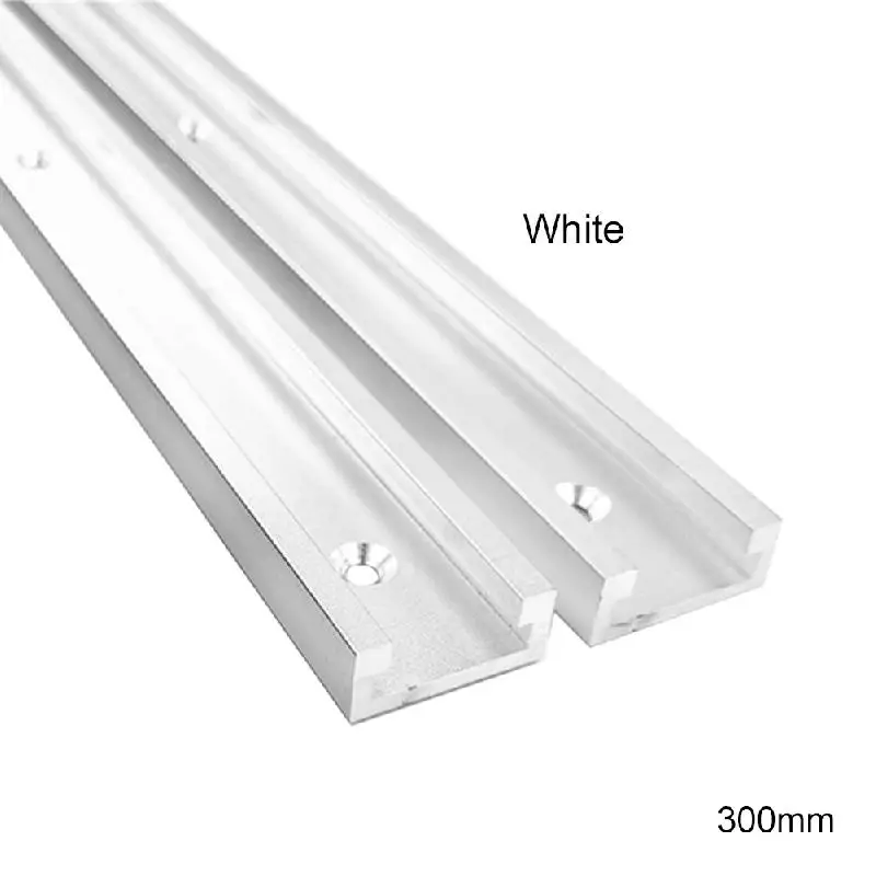 300/400/500 / 600MMType T-Slot Miter Track Jig Fixture Slot Connector Aluminum Alloy Woodworking Chute Rail 300-800MM DIY Tools