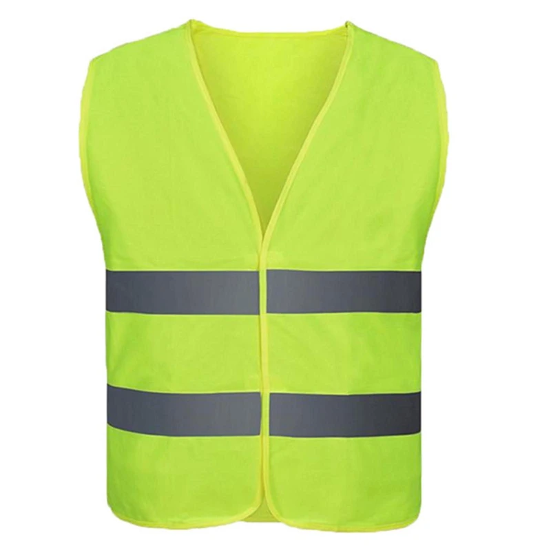 Gilet di sicurezza riflettente Colore brillante Traffico da lavoro Ciclismo Gilet sportivo per moto Giacche riflettenti traspiranti ad alta visibilità