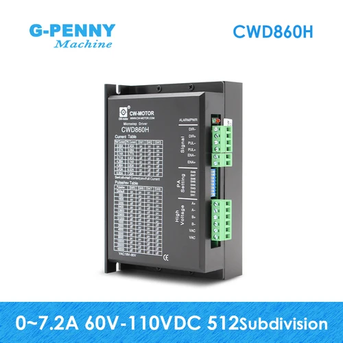 Imagen 1 del producto ¡Nueva llegada! Motor paso a paso Nema 34 0-7.2A 60-110vDC / 40-80vAC CWD860H para motor paso a paso Nema34