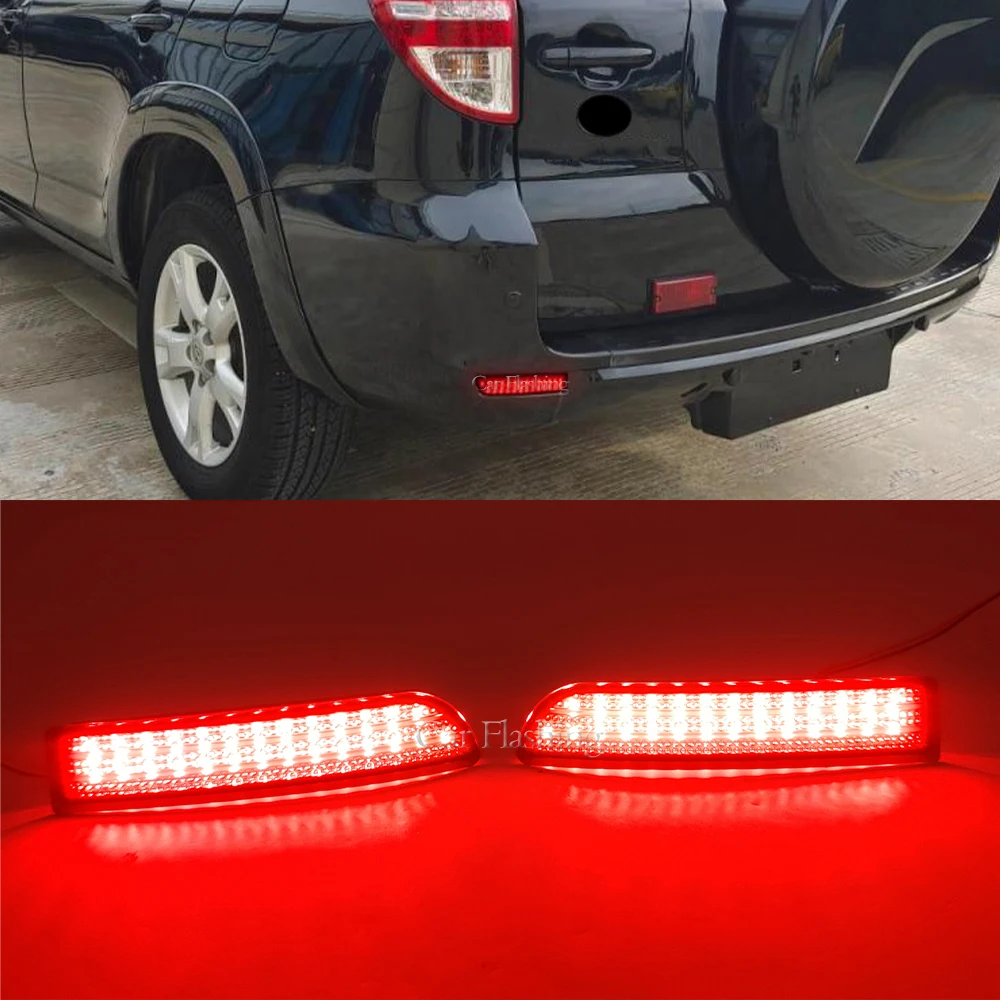 LED Rear bumper reflector light tail brake stop light rear fog lamp For Toyota Avensis Alphard Estima RAV4 Gaia PREVIA IPSUM