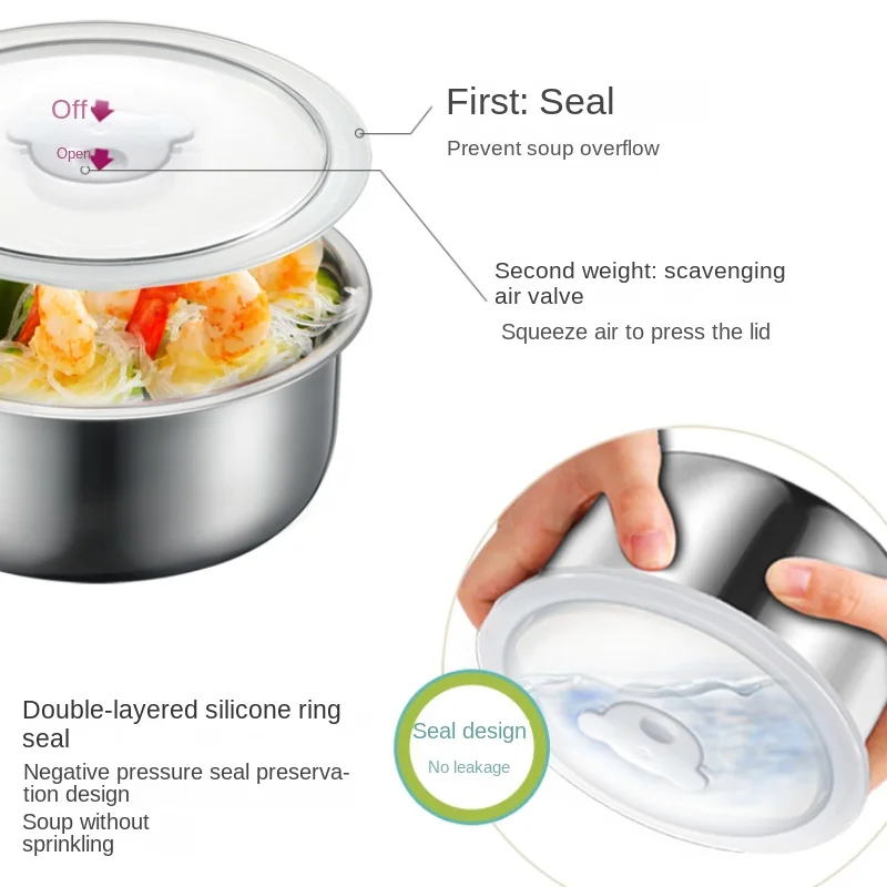 Hộp Cơm Thép Không Gỉ Bên Trong Xe Tăng 3 Tầng Văn Phòng Công Nhân Làm Nóng Cách Nhiệt Nồi Cơm Điện Mini