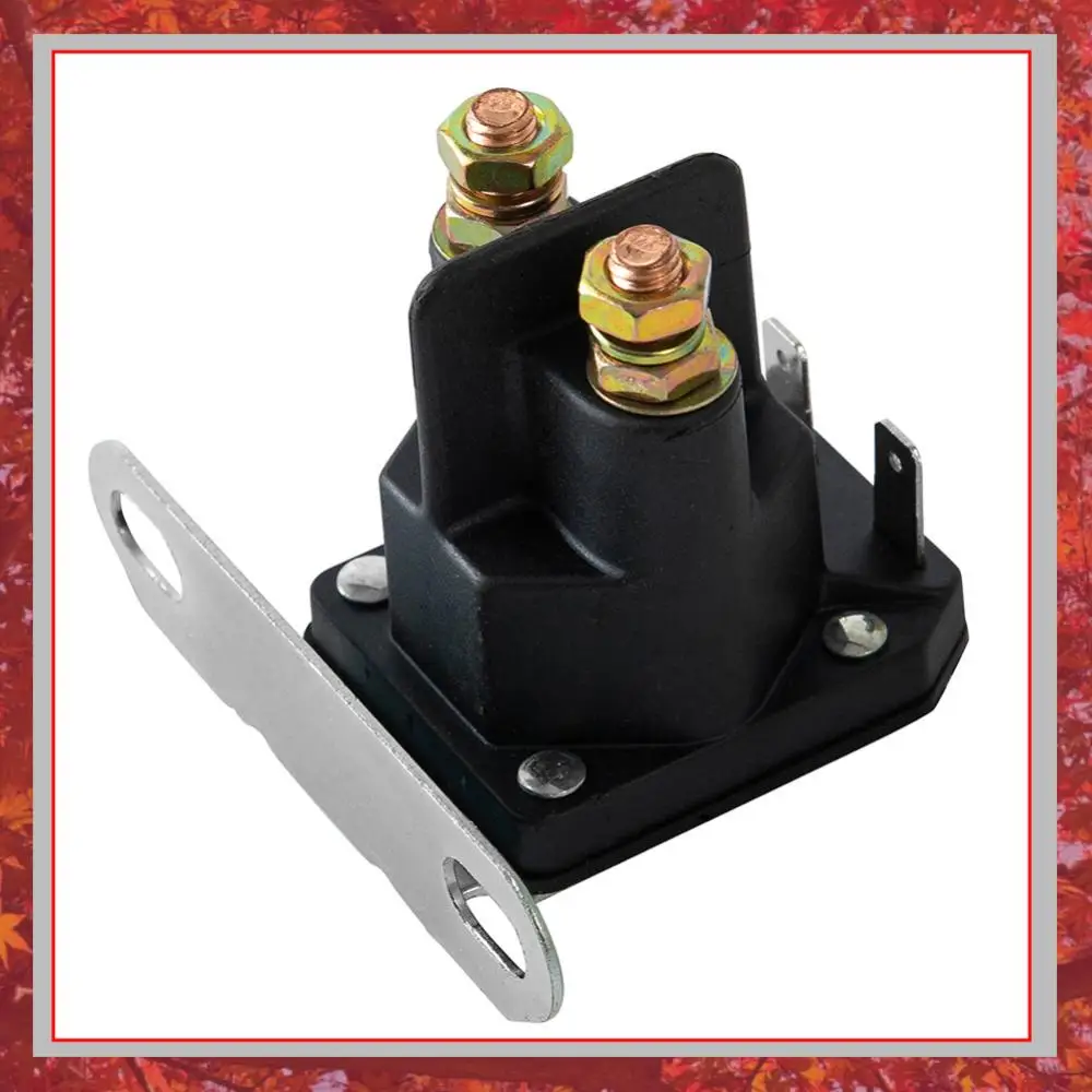 12V Motorcycle Starter Solenoid 725-04439A Solenoid Valve Relay 1134-2962-01 Zinc Alloy 33-335 for Riding Lawn Mower Tractor