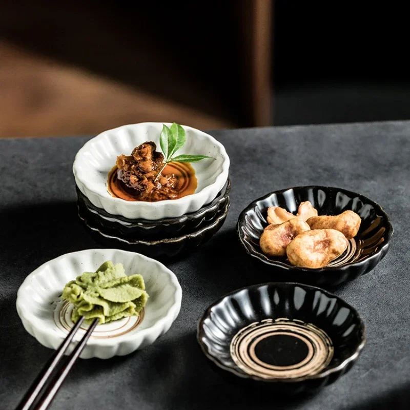 Mustard soy sauce vinegar dish Chili oil sesame oil seasoning home commercial side dish snack dish