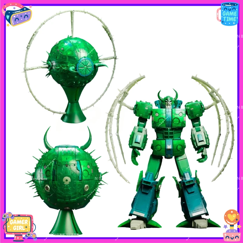 

In Stock Original Transformed Toy 01-STUDIO 01S01G Cell Unicron Bacteria Transparent Luminous Version Action Doll Gift