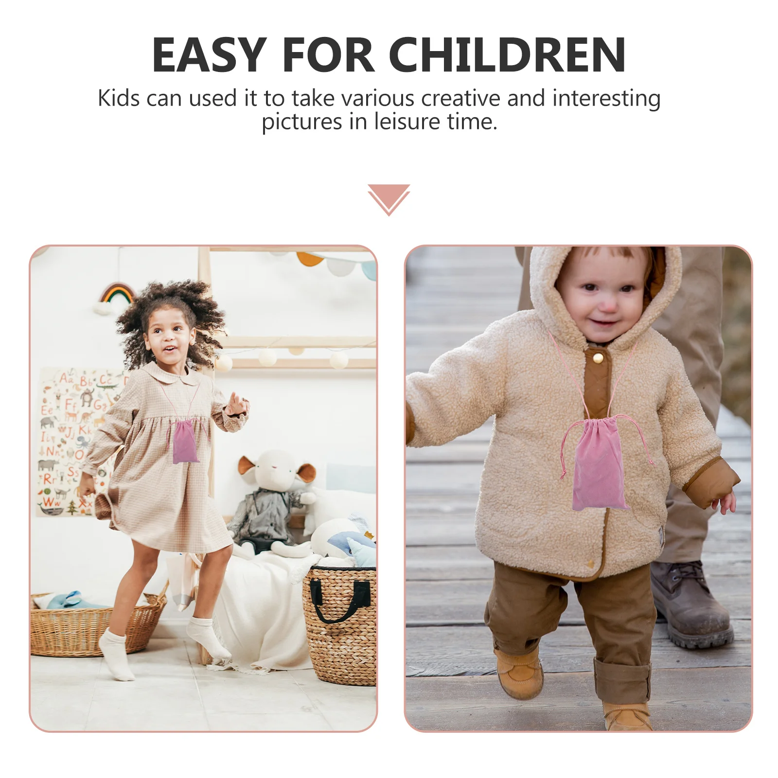 어린이 카메라 1세트 2000만 화소 HD 대화면 키즈 셀카 디지털 카메라 유아용 미니 만화 사진 촬영 파티 선물