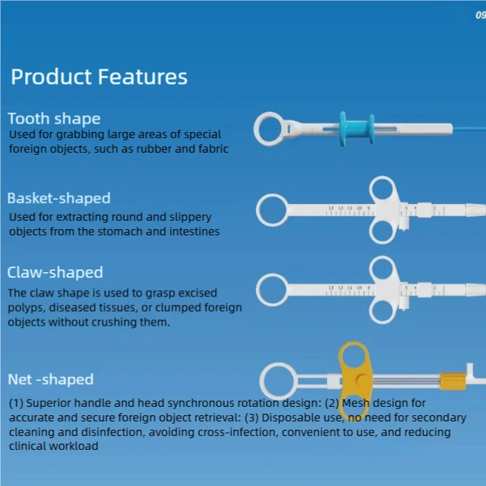Endoscope foreign body forceps, flexible grasping forceps, Gastrointestinal  forceps, Bronchial Forceps, urology  forceps