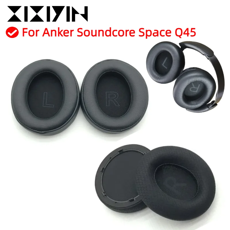 

Replacement Ear Pads Cups Earpad Memory Foam Cushions For Anker Soundcore Space Q45 Headphones Headset Cooling Gel