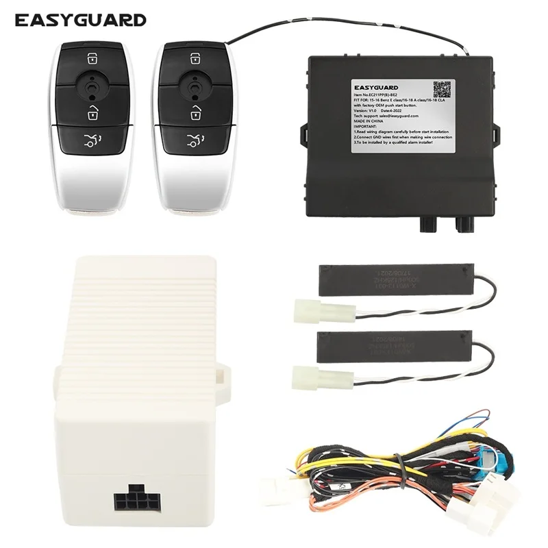 

EASYGUARD plug and play PKE remote starter fit for 16-20 Benz W205 W212 X156 A B C class GLA GLB GLC CLA with factory keyless go