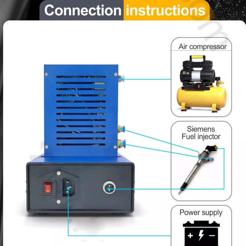 

CRI250 Diesel Common Rail Tester Piezo CRIN Injector AHE Stroke Simulator Air Residual Gap Measuring Tester For Siemens