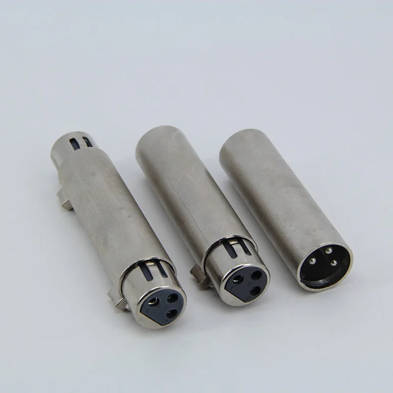 XLR 암-암 오디오 마이크 어댑터 커넥터, Xlr 3 핀 암 및 수-Xlr 암 커넥터, 1 개