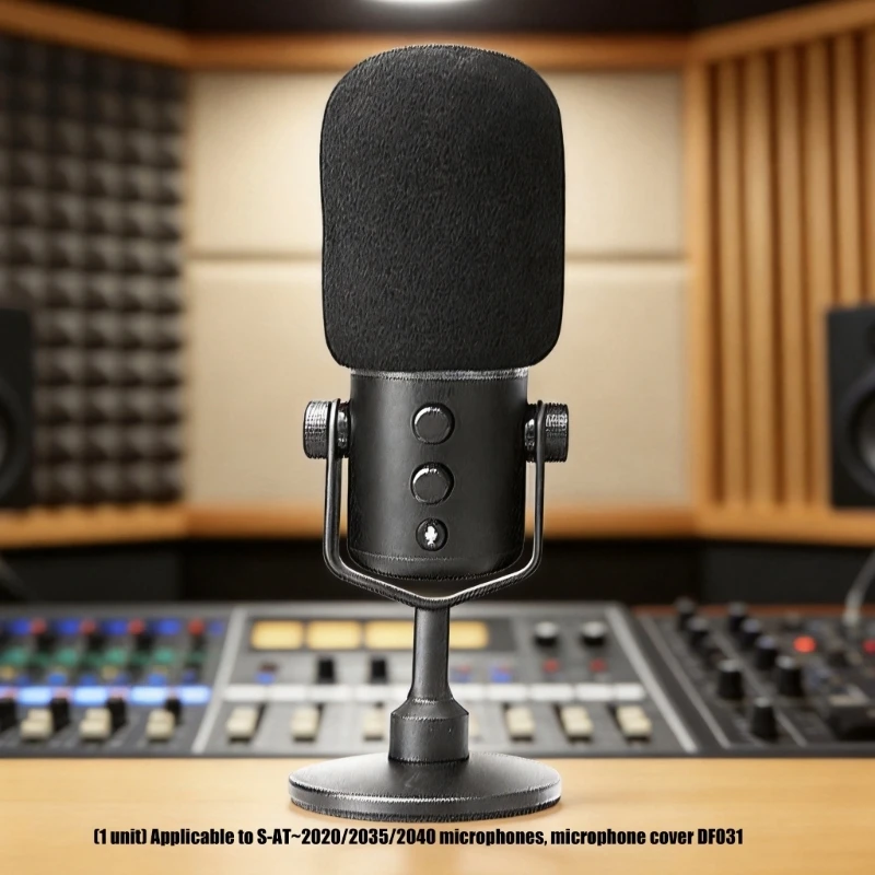 CORA Vocal Pare-brise souple 100 x 78 mm pour streaming, enregistrement à domicile, utilisation podcast, réunion en