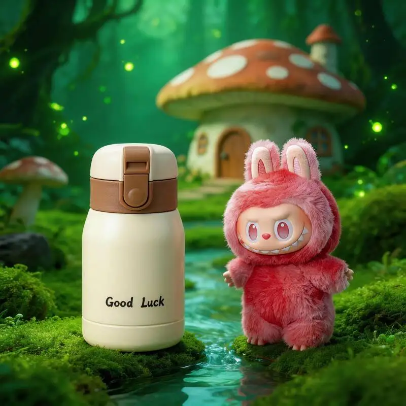 

POP MART THE MONSTERS Серия Forward High Energy: Термос LABUBU Doll премиум-класса с вакуумной изоляцией