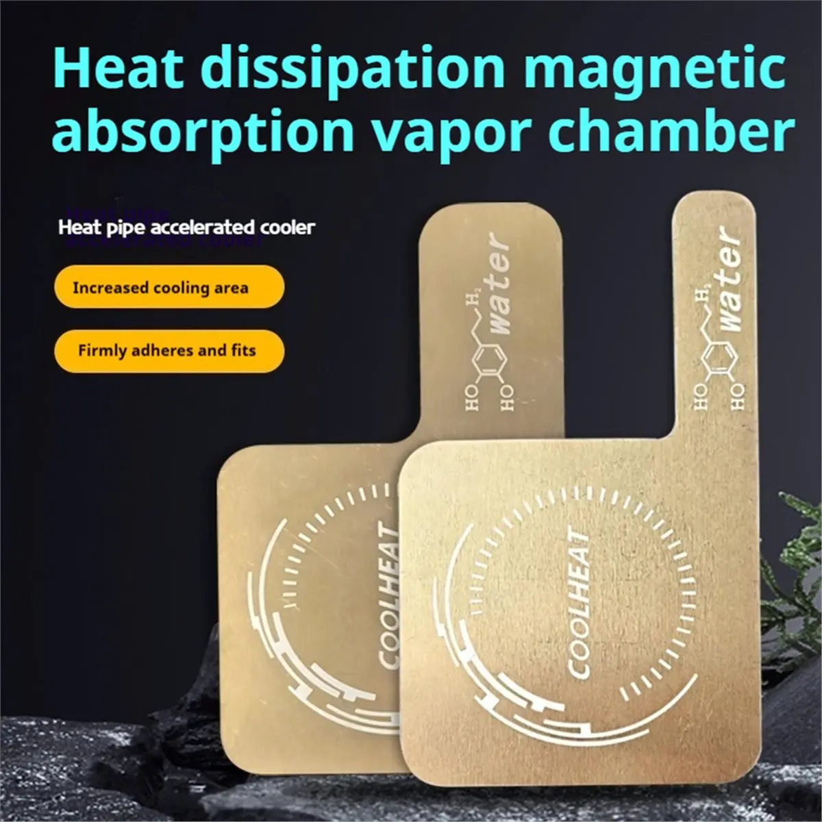 Heat Pipe Plate for Mobile Phone Cooler Dissip Uniform Plate Increases Heat Dissipation Area Aluminum Sheet with Magnet