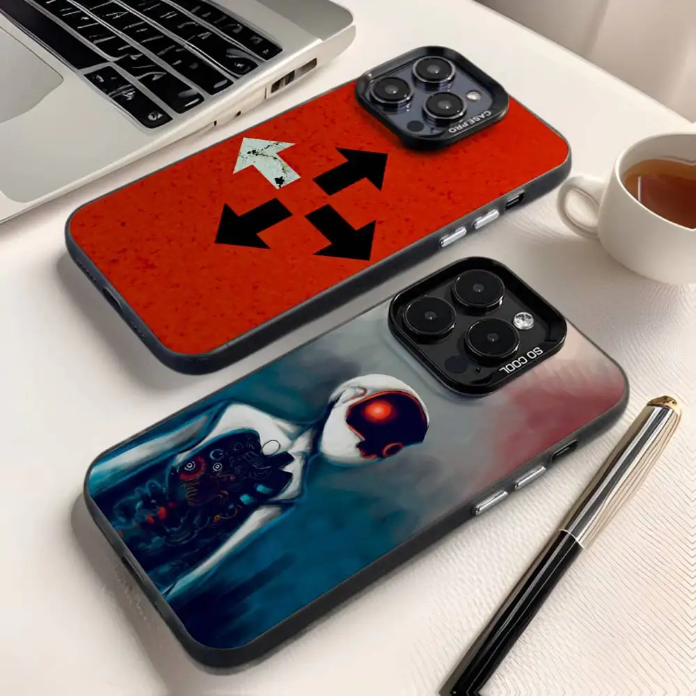 

T-Three Days G-Grace Phone Case For iPhone 16,15,14,13,12,11,8,7,Pro,Max,Plus,Mini,XS,SE Anti Fall Black Matte Hard