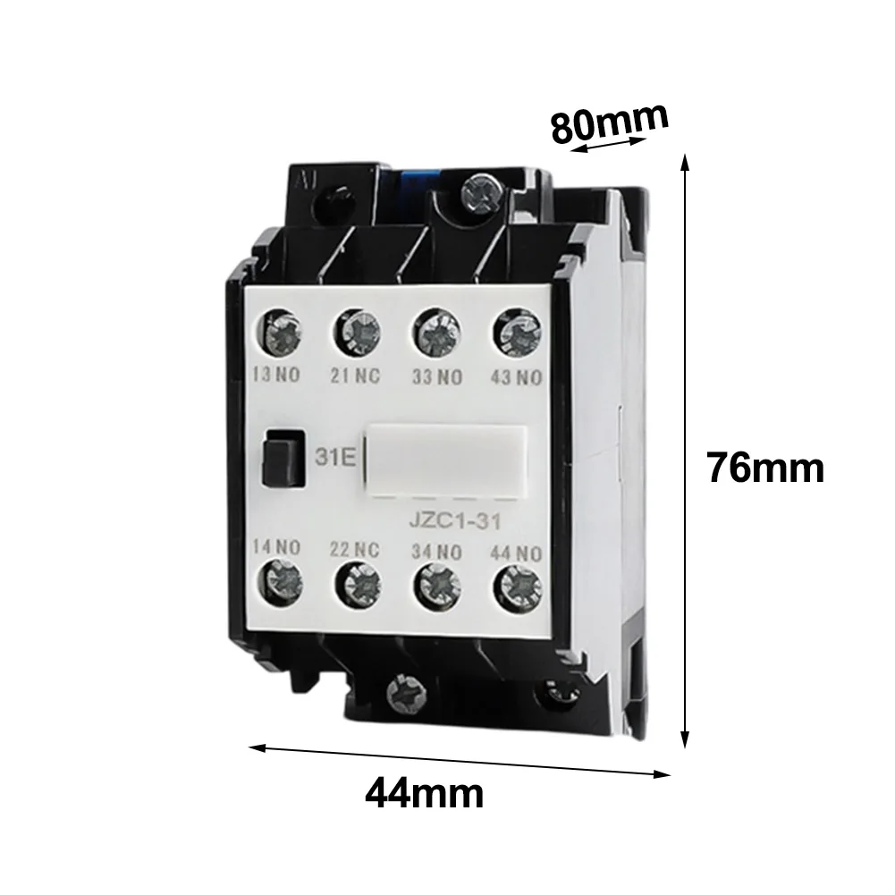 JZC1-31 Contactor Relay DIN Rail Screw Mounting Contact-type Intermediate Relay AC380V For Water Pumps Electrical Control