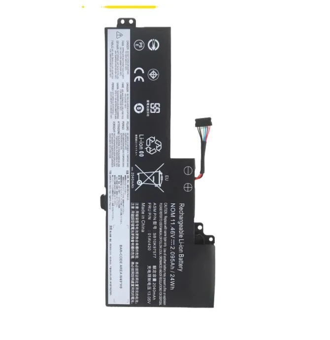 01av420 for lenovo t470 t480 01av419 01av421 01av489 laptop battery 2050mah