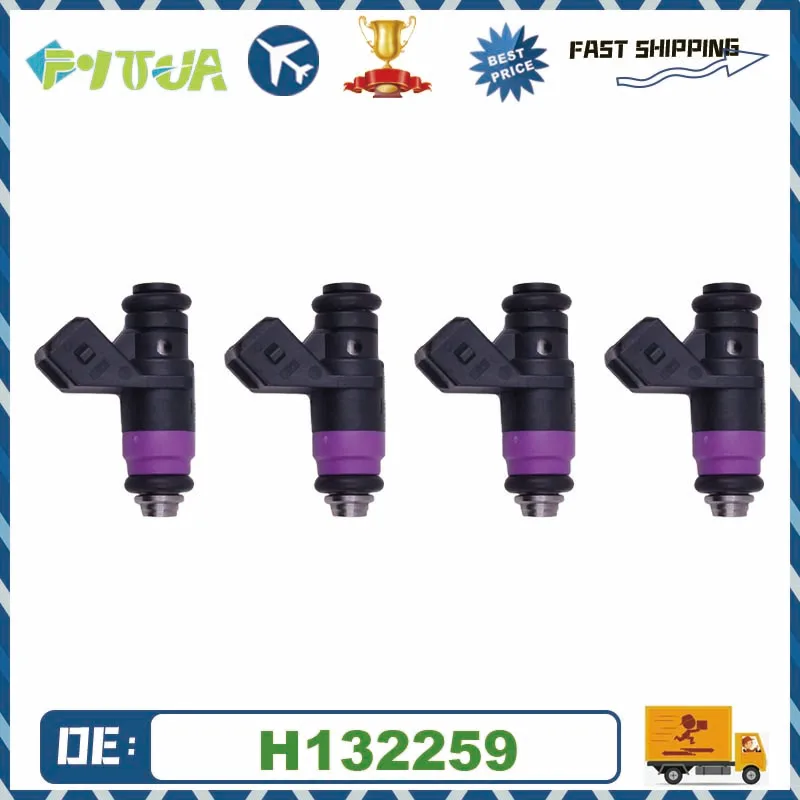 

4pcs fuel Injector H132259 For Renault Clio 3 Laguna Megane Scenic 2 3 1.4 1.6L 16v 8200505191 8200132259