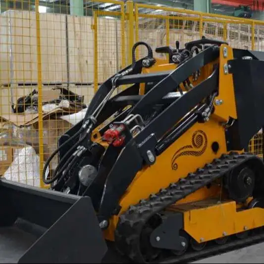 Compact track frame on small skid steer loader, new mini skid steer loader