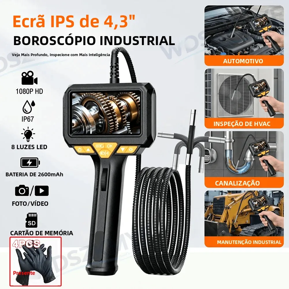 endoscope-articule-bidirectionnel-1080p-hd-6-8-mm-ecran-ips-43''-360°-°-camera-d'inspection-automobile-a-rotation-bidirectionnelle